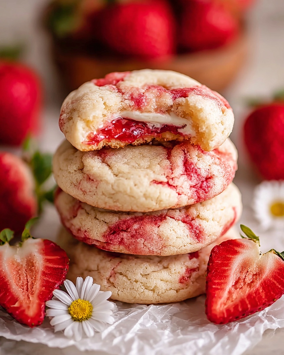 Strawberry Cheesecake Cookies Recipe - Recipe Image