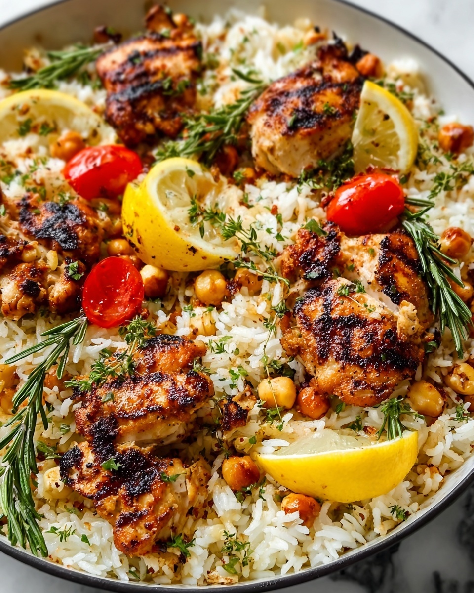 Greek Chicken and Lemon Rice Recipe - Recipe Image