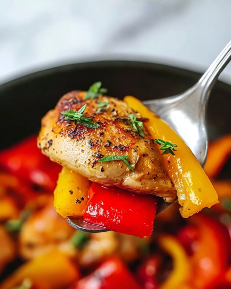 Balsamic Chicken and Peppers Recipe