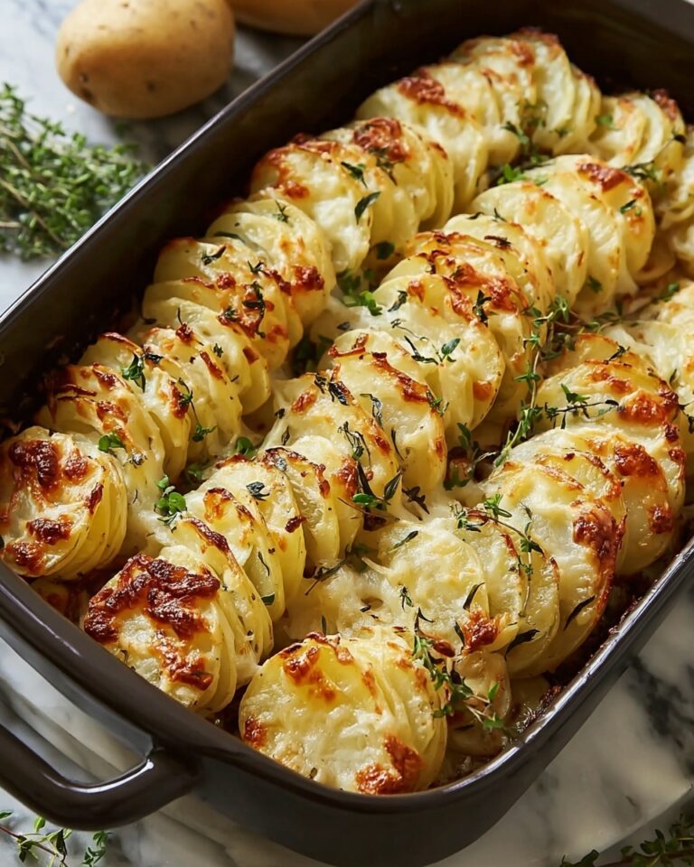 Cheesy Garlic Herb Roasted Potatoes Recipe