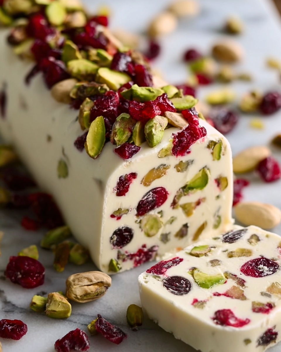 Cranberry Pistachio Cheese Log Recipe - Recipe Image