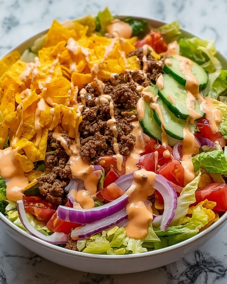 Keto Big Mac Salad Recipe