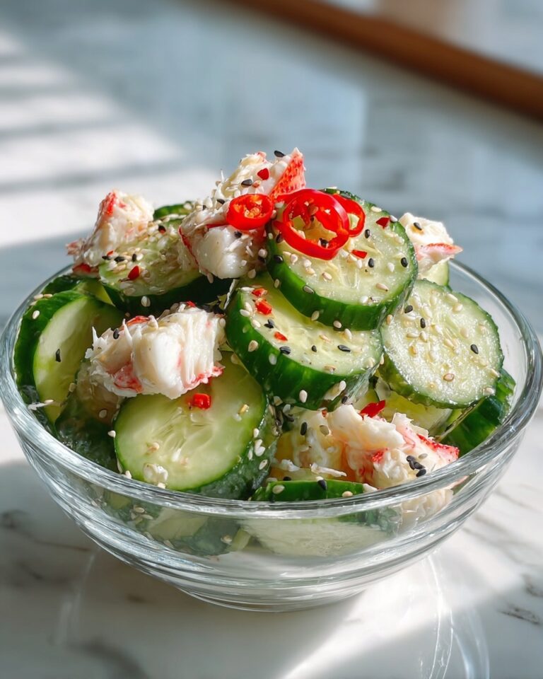 Easy California Roll Cucumber Salad: A Flavorful Twist Recipe