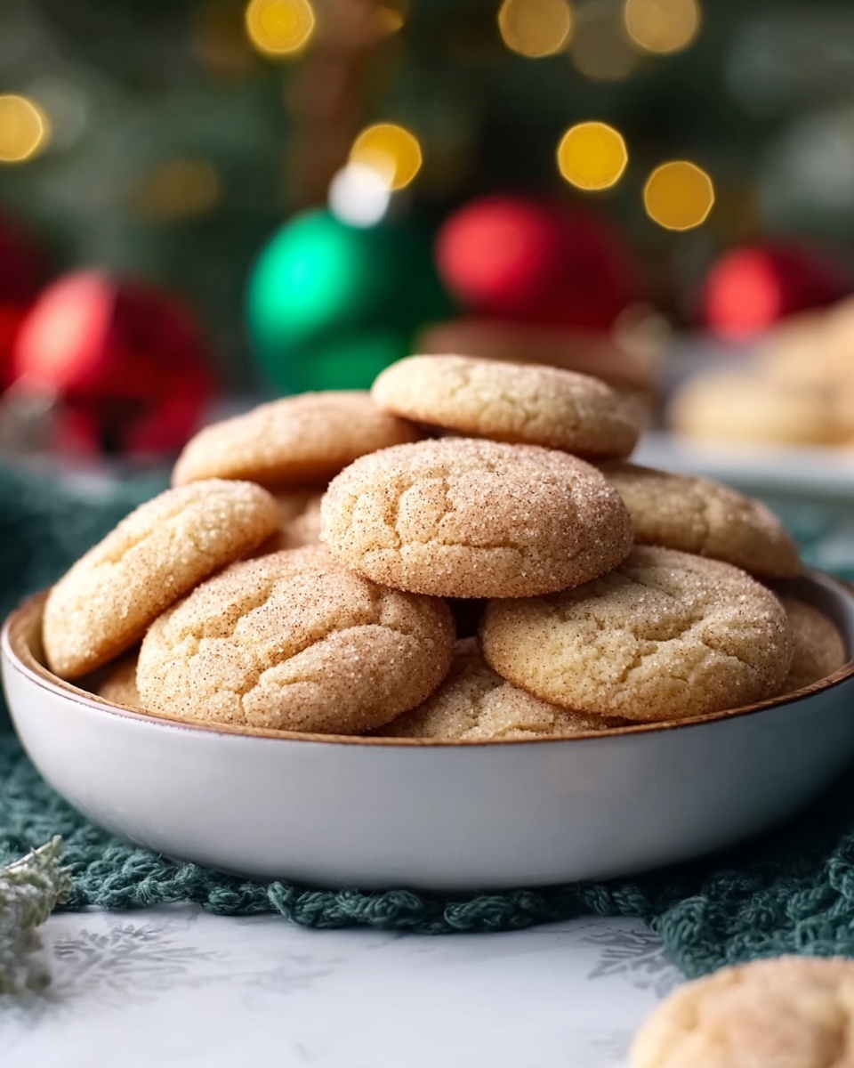 Christmas Snickerdoodles Recipe - Recipe Image