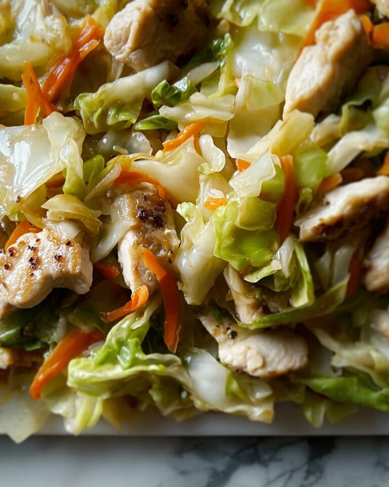 Cabbage Sautéed with Chicken Recipe