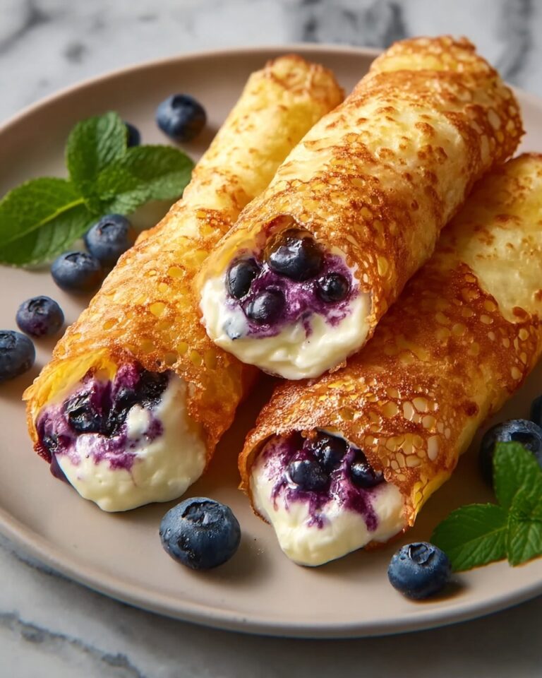 Blueberry Cream Cheese Egg Rolls Recipe