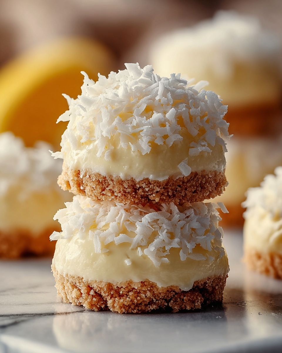 Lemon Coconut Cheesecake Cookies Recipe - Recipe Image