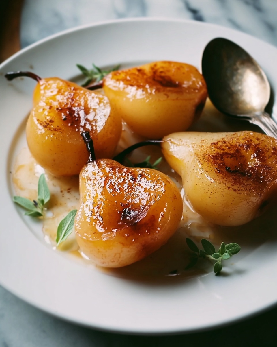 Cinnamon Honey Baked Pears Recipe - Recipe Image