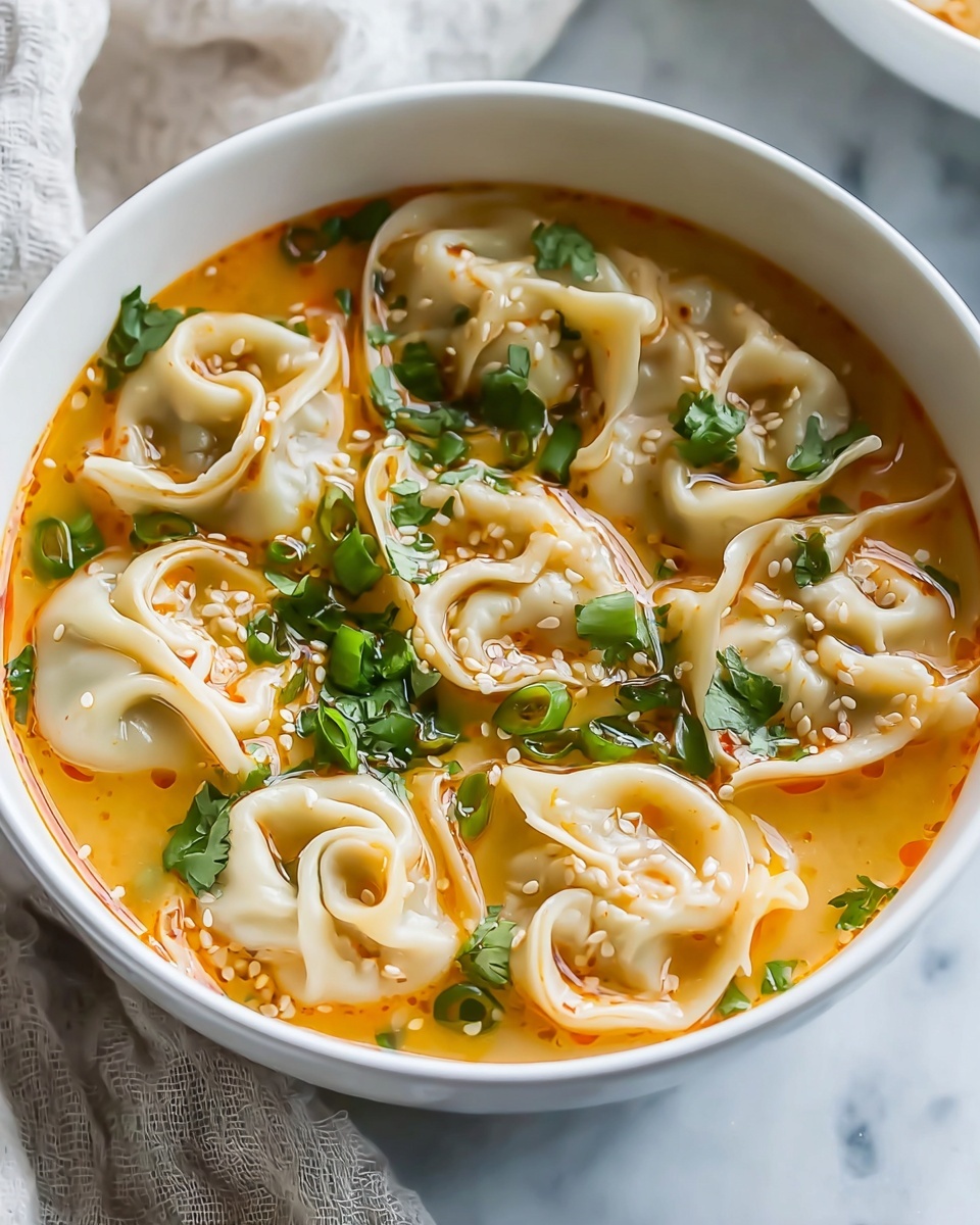 Curry Dumpling Soup: A Warm and Spicy Delight Recipe - Recipe Image