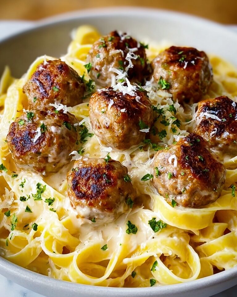 Garlic Butter Chicken Bites with Creamy Parmesan Pasta Recipe