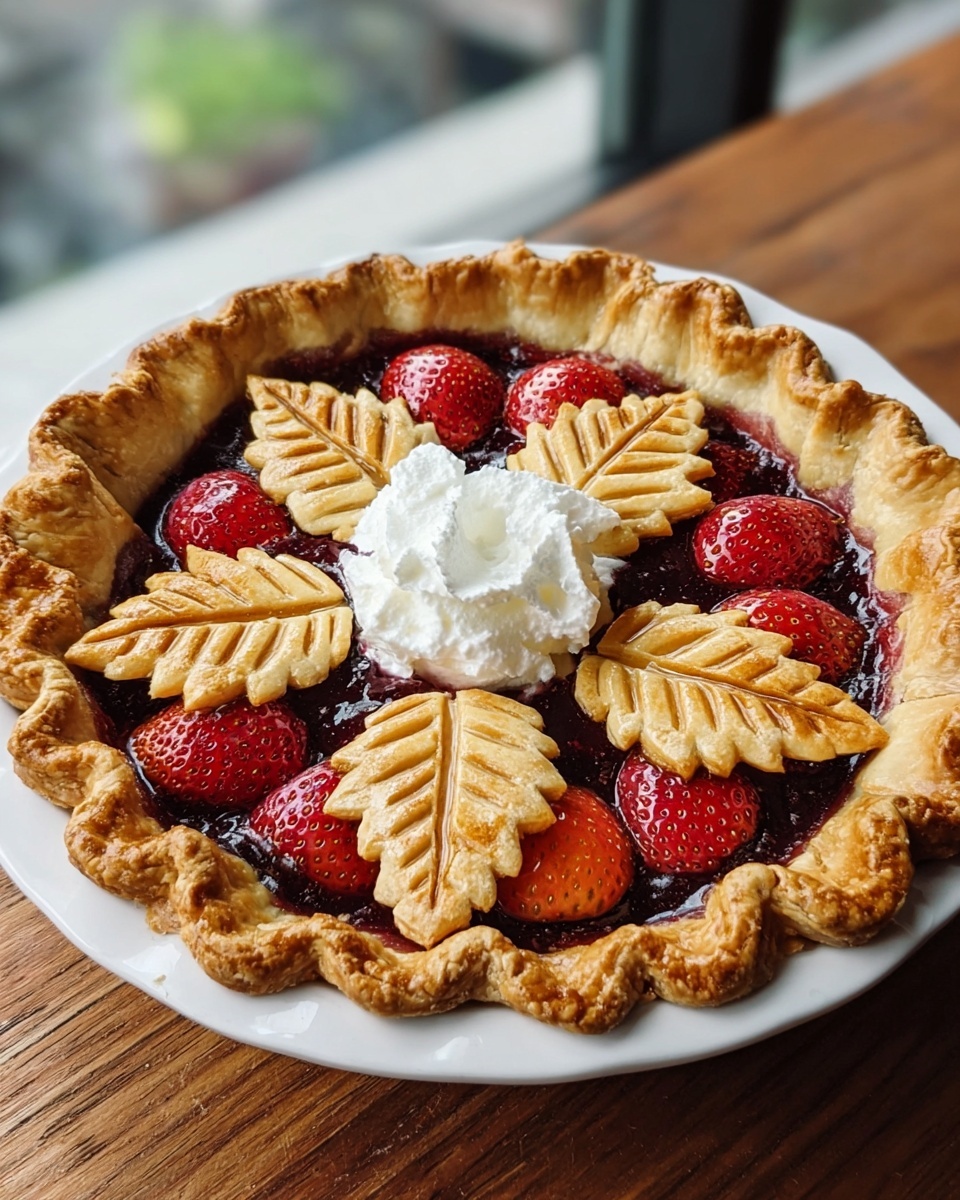 Strawberry Rhubarb Pie: A Sweet and Tart Classic Recipe - Recipe Image