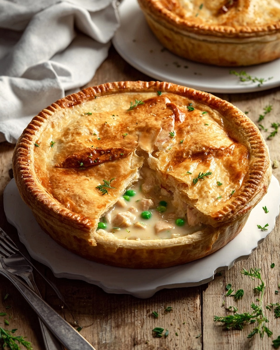 Creamy Chicken Pot Pie Recipe - Recipe Image
