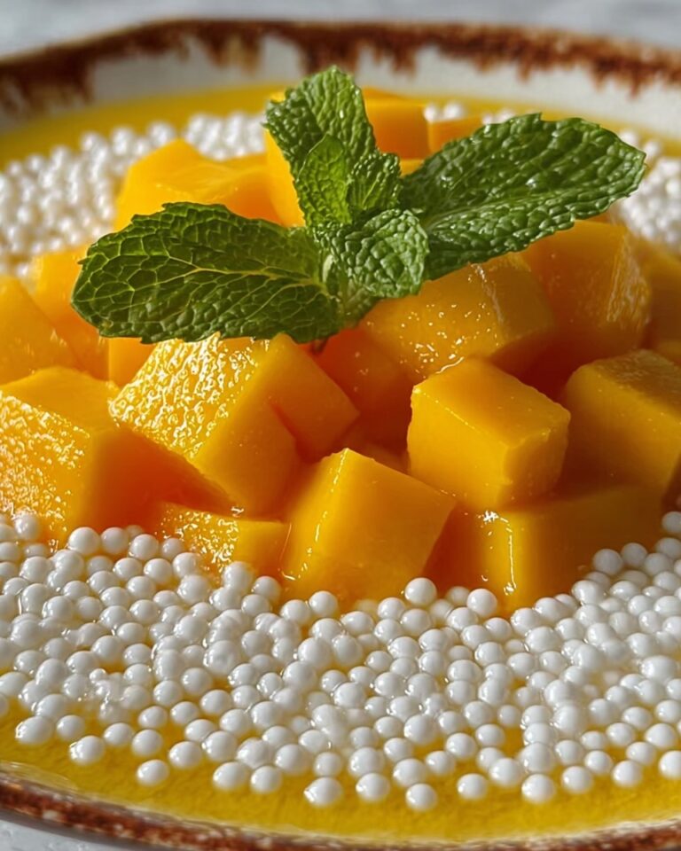 Mango with Tapioca Pearls Recipe
