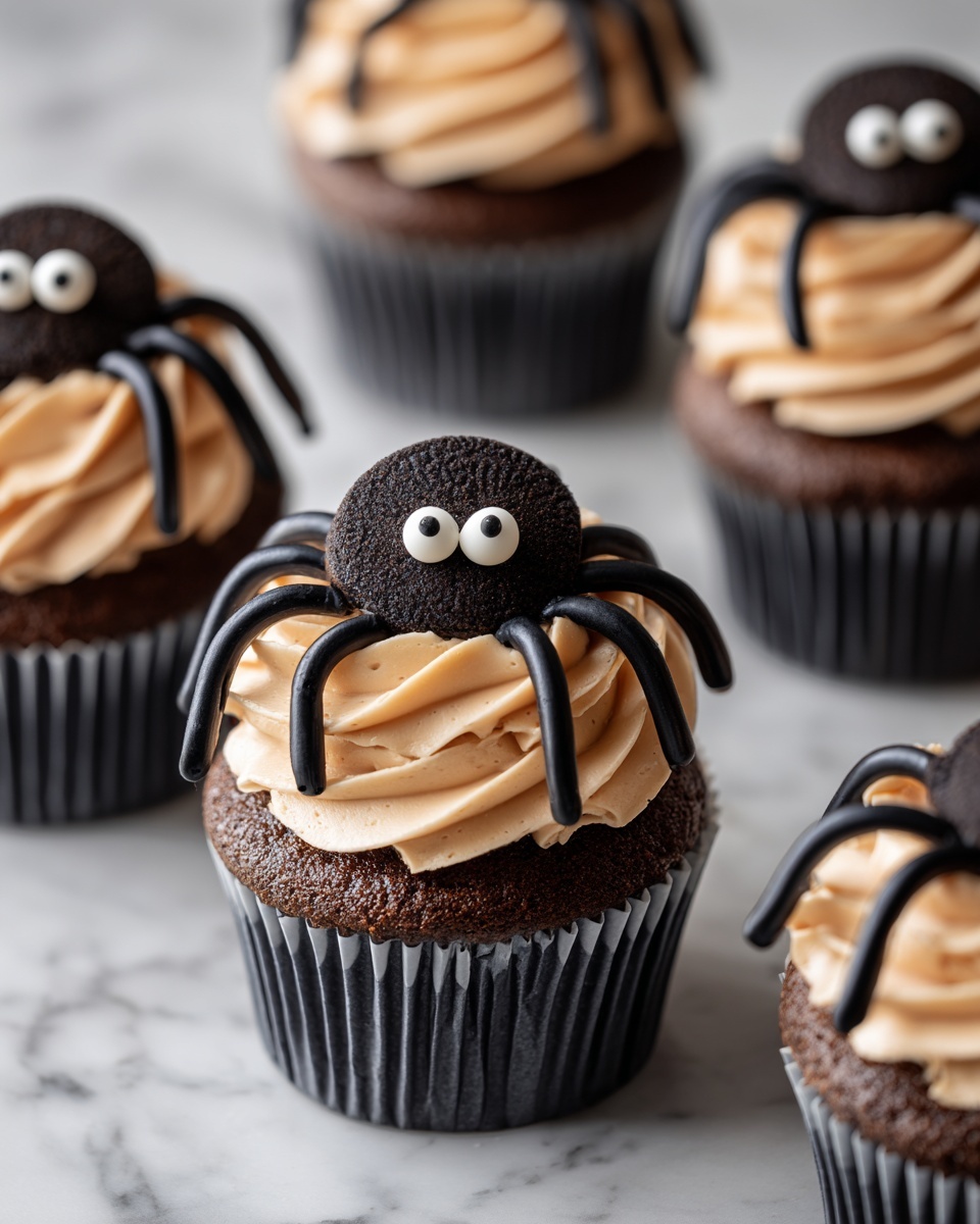 Cookies & Scream Spider Cupcakes Recipe - Recipe Image