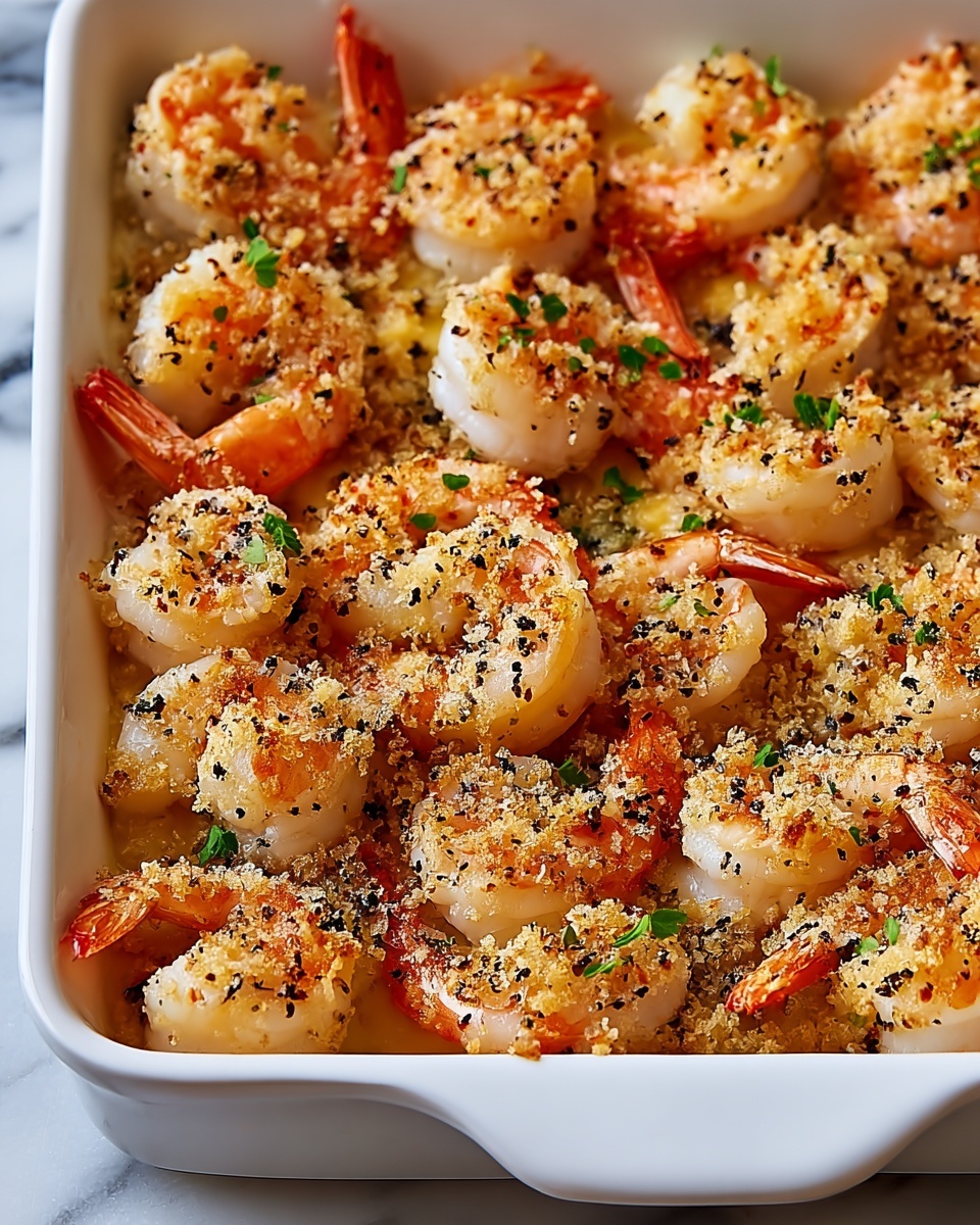 Garlic Parmesan Baked Shrimp Recipe - Recipe Image