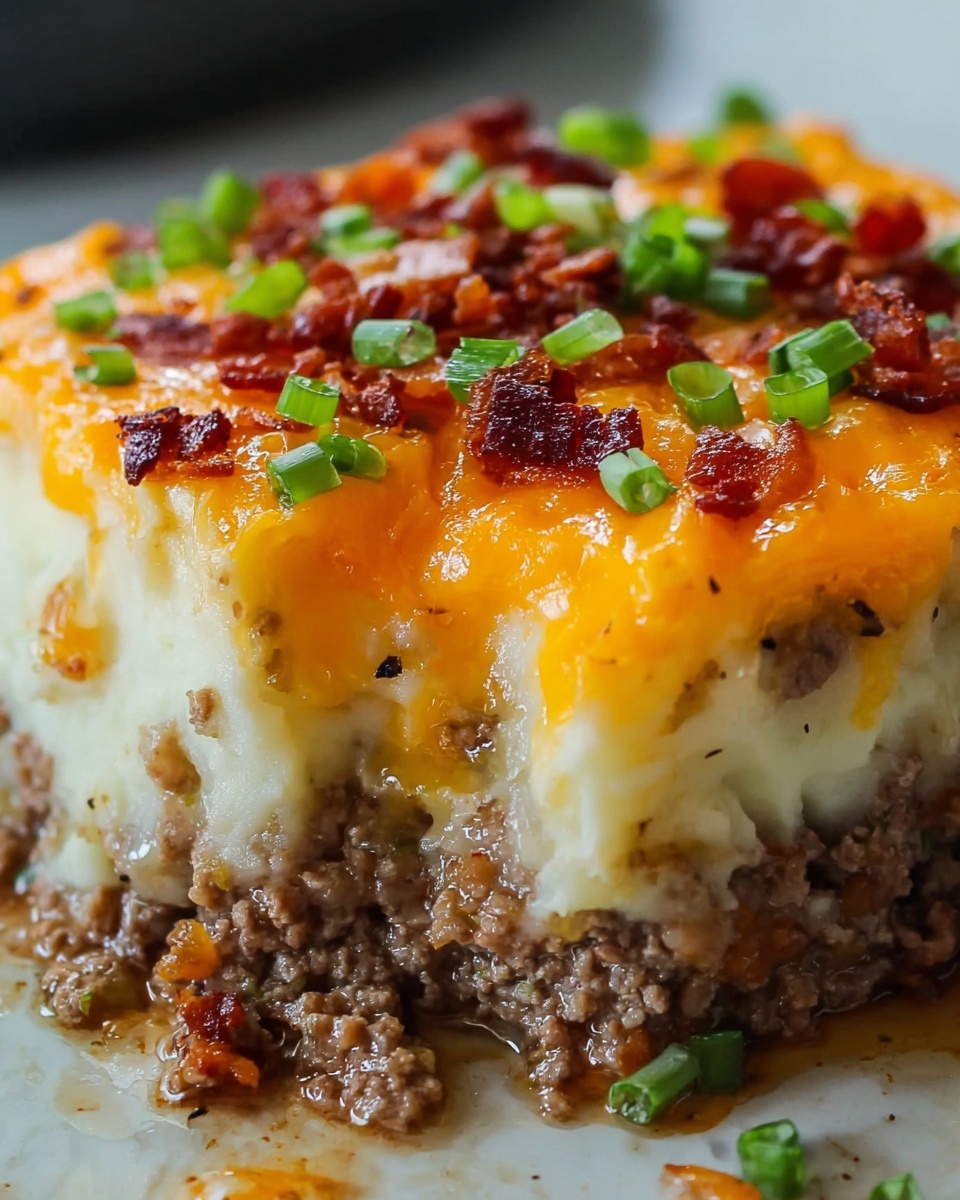 Loaded Potato & Meatloaf Casserole Recipe - Recipe Image