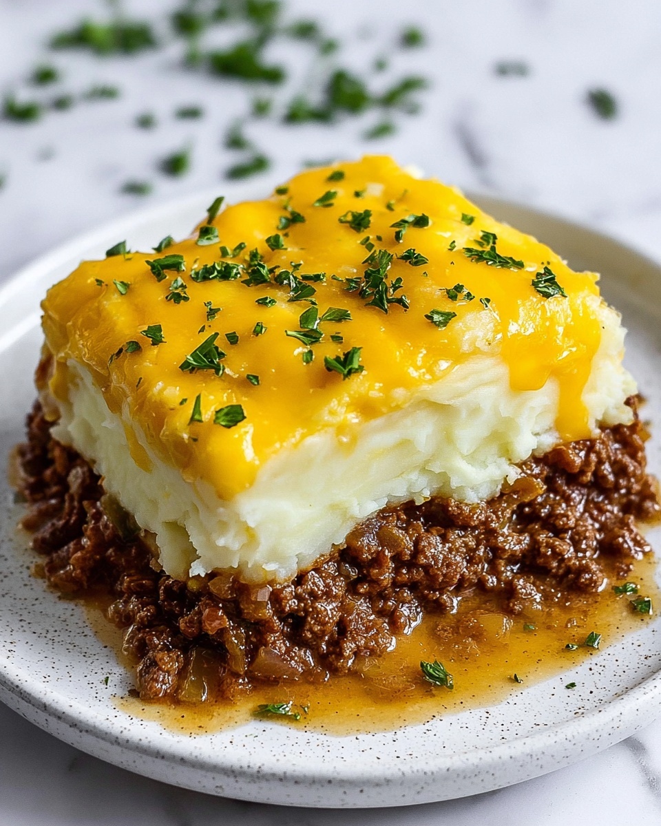 Meatloaf with Mashed Potatoes and Cheese Recipe - Recipe Image
