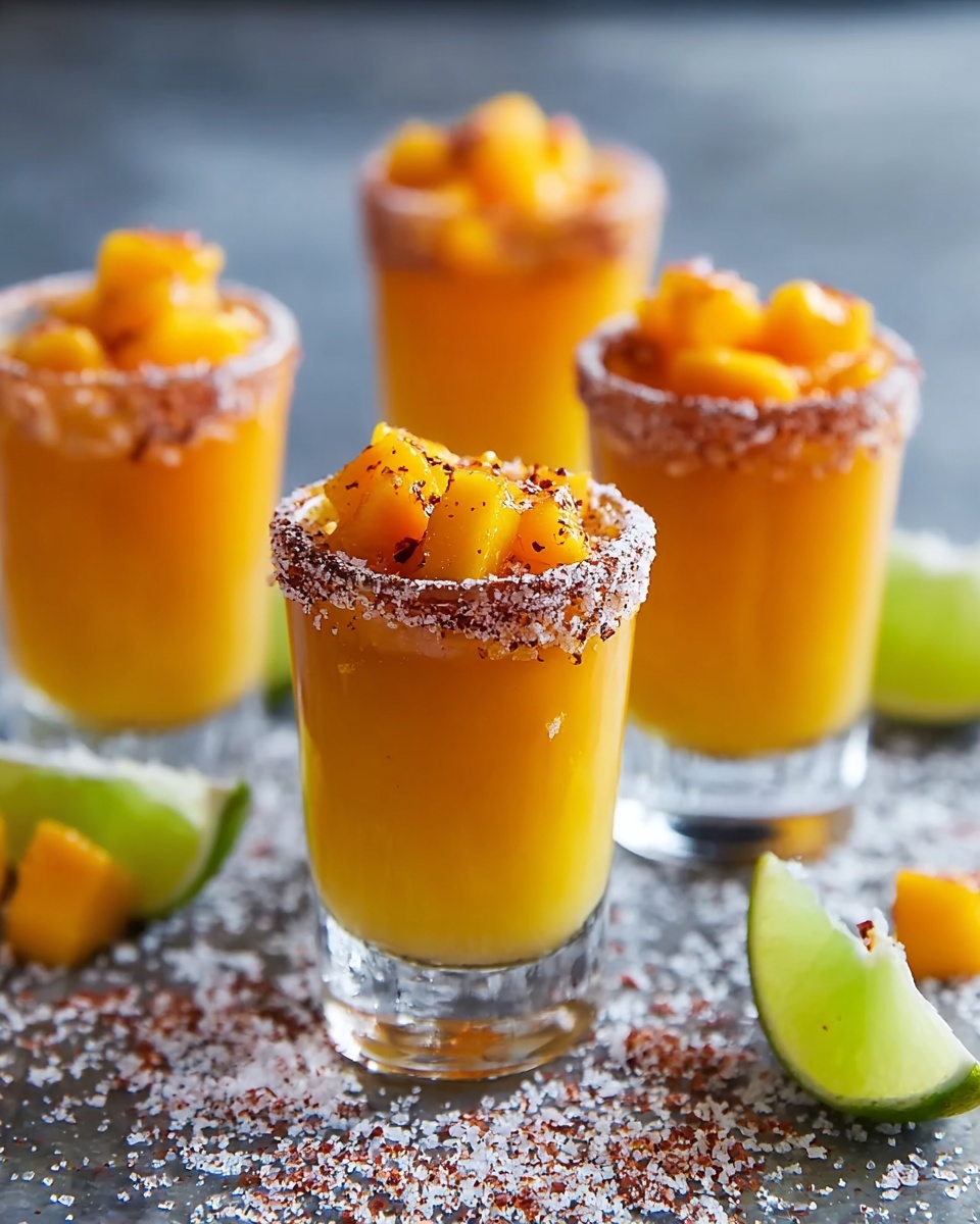 Chile Mango Mexican Candy Shots: A Bold and Fun Party Drink Recipe - Recipe Image