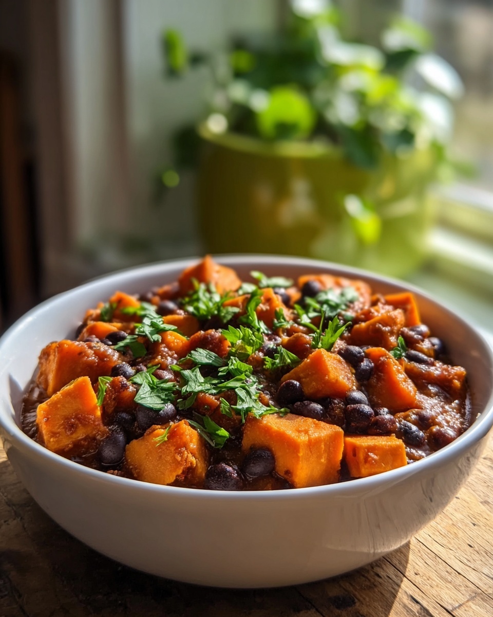 Spiced Sweet Potato and Black Bean Stew Recipe - Recipe Image
