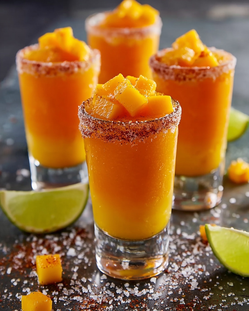 Chile Mango Mexican Candy Shots Recipe - Recipe Image