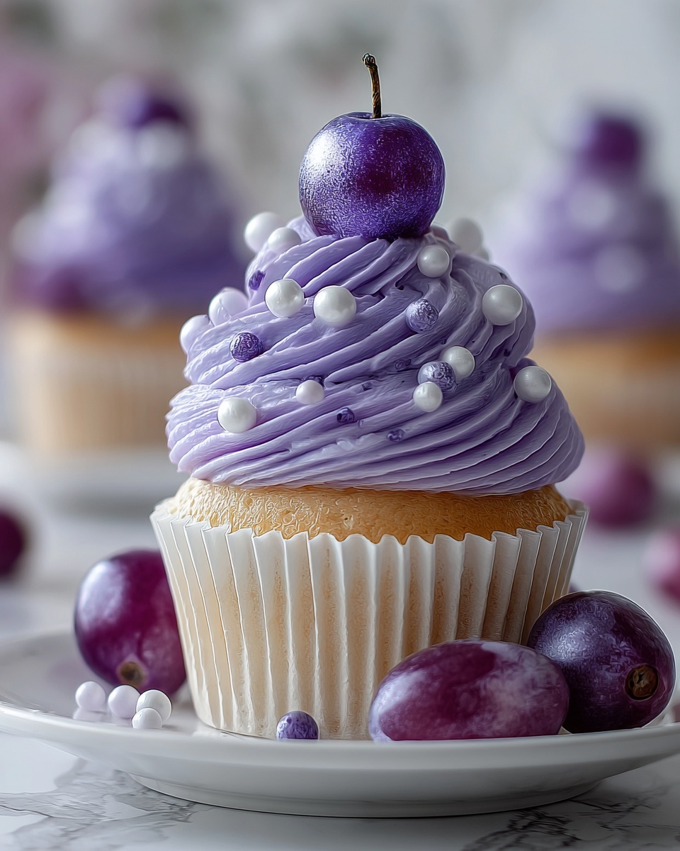 Grape Soda Cupcakes Recipe - Recipe Image