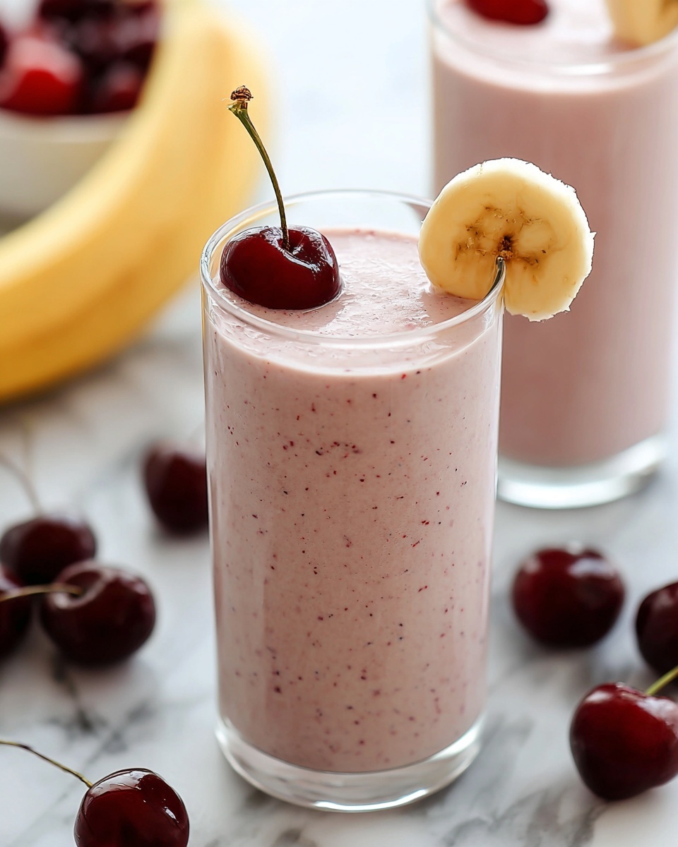 Cherry Banana Smoothie Recipe - Recipe Image
