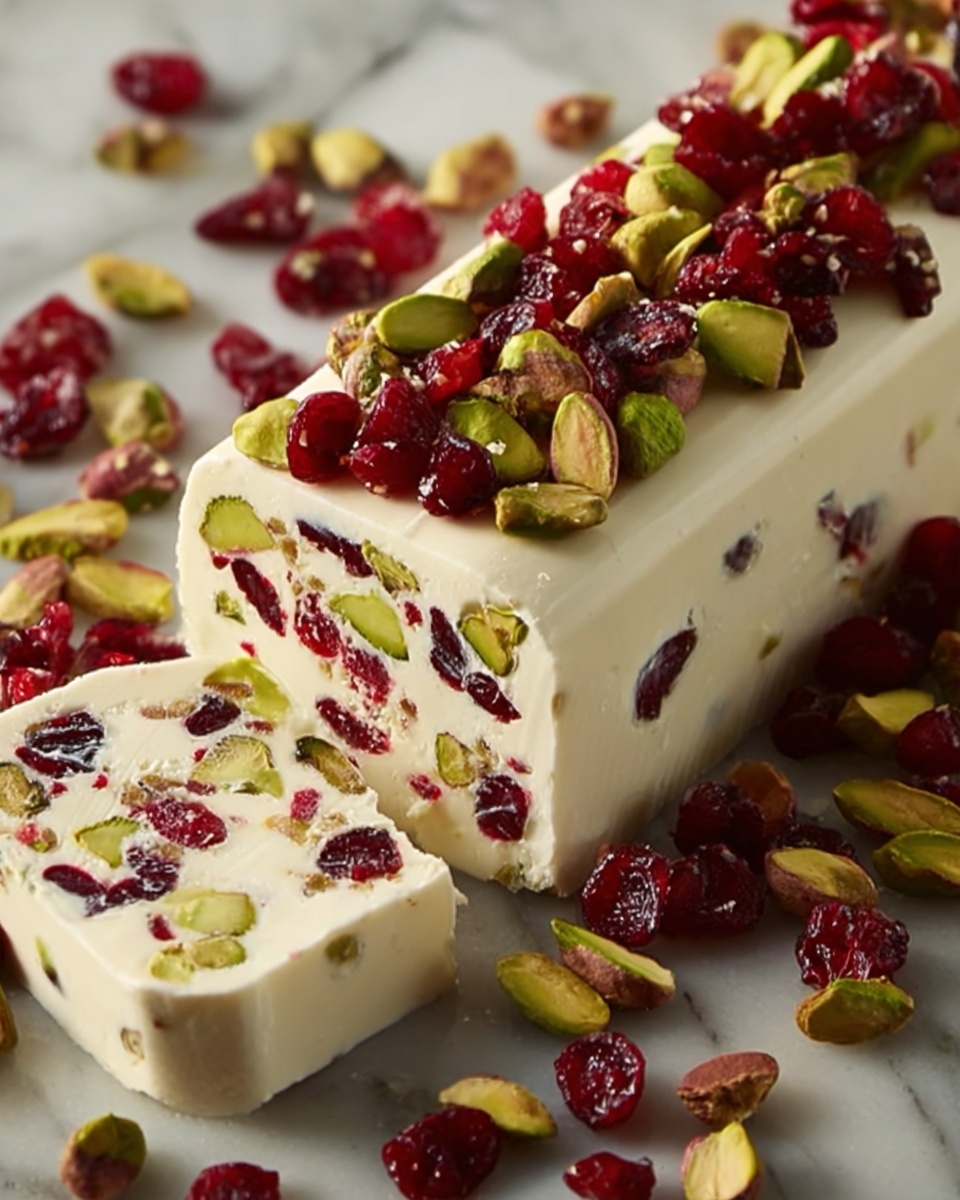Cranberry Pistachio Cheese Log Recipe - Recipe Image