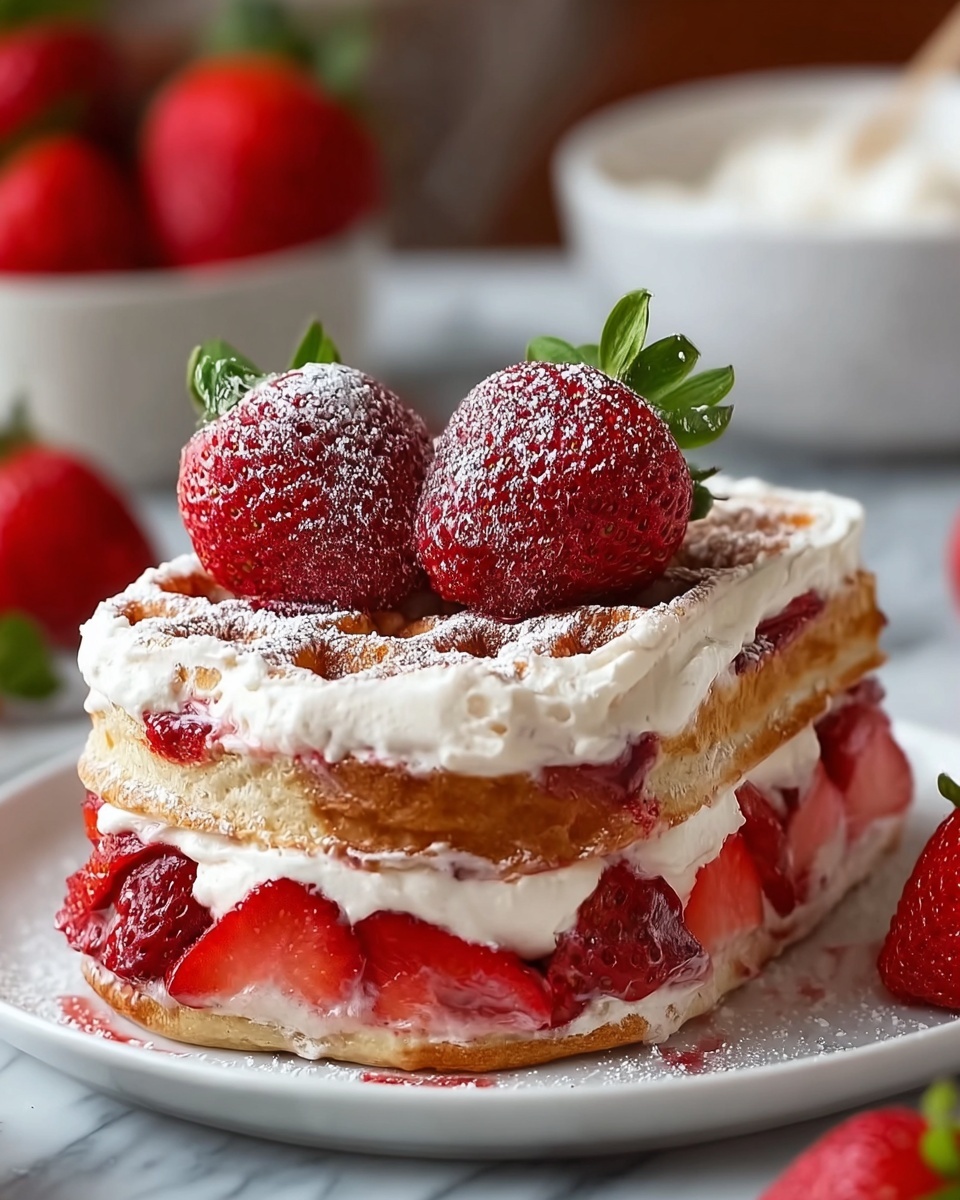 Strawberry Cream Cheese Stuffed French Toast Bake Recipe - Recipe Image