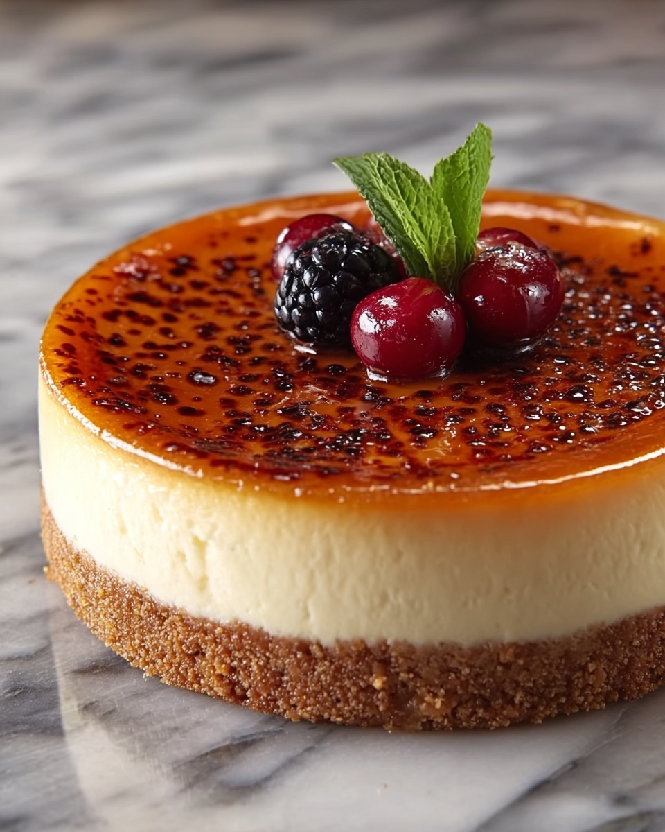 Crème Brûlée Cheesecake Recipe - Recipe Image