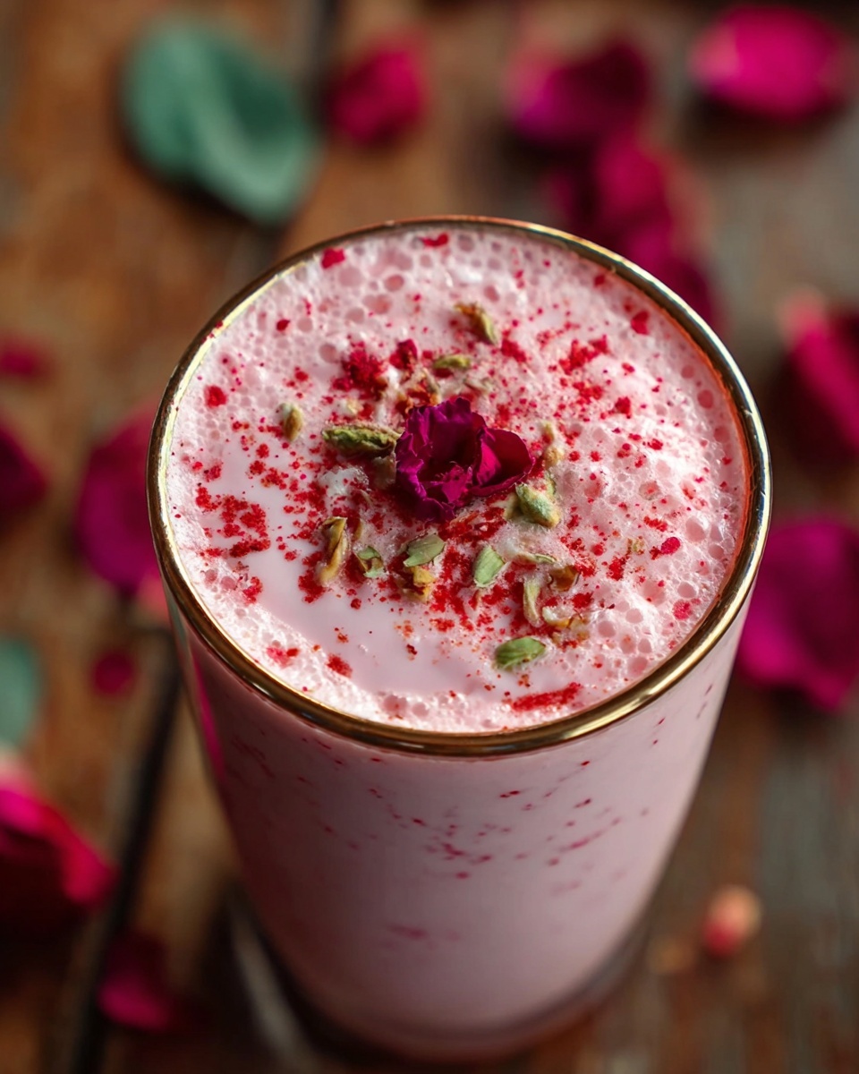 Rose Lassi Recipe - Recipe Image