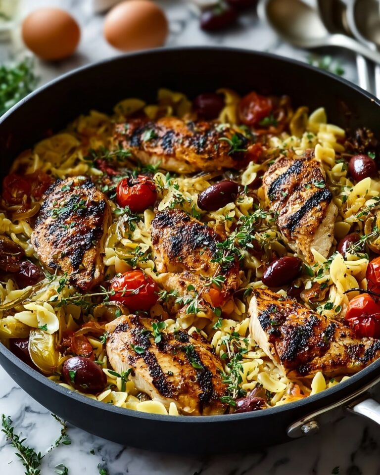 Delicious Mediterranean Chicken with Orzo Recipe