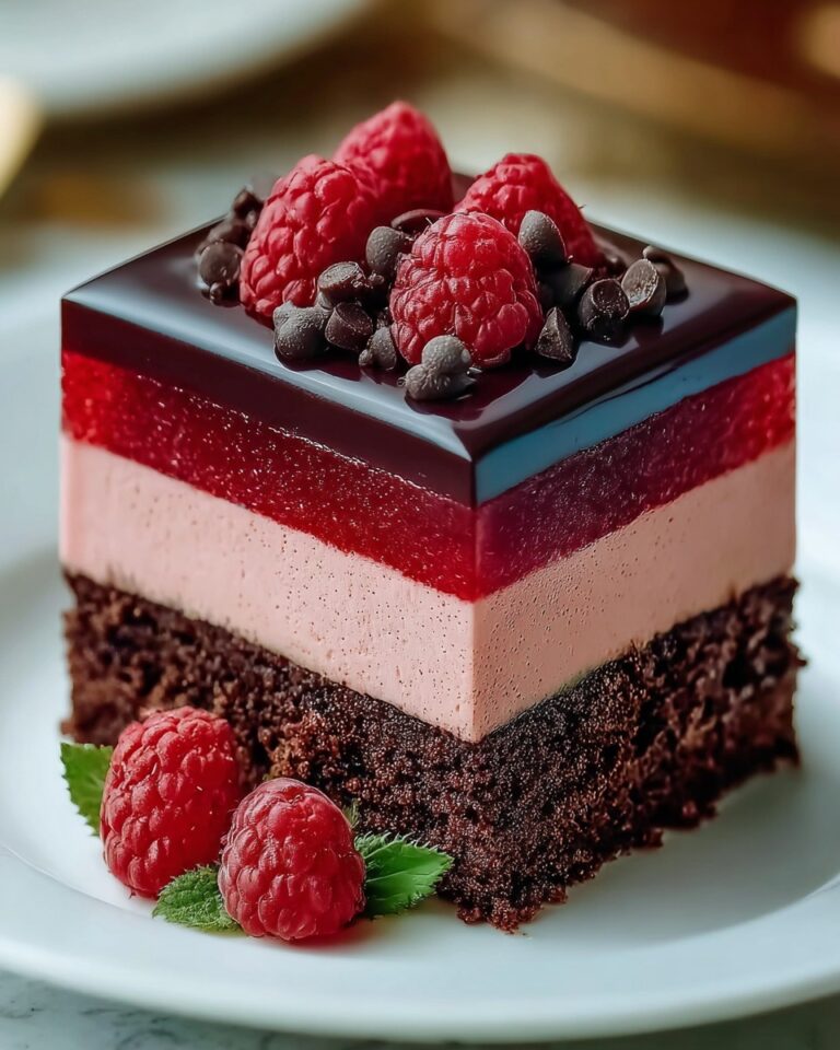 Heavenly Raspberry Chocolate Mousse Cake Recipe