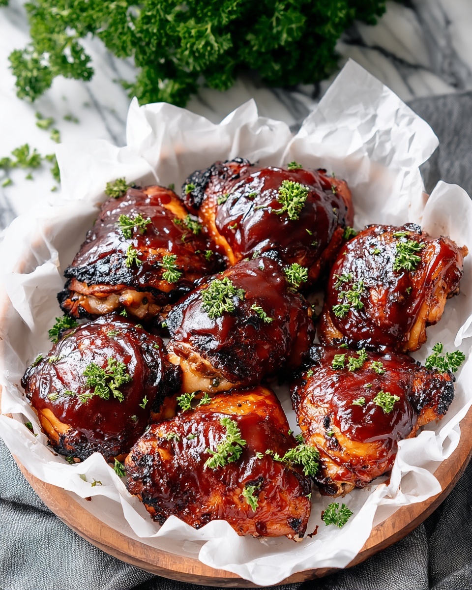 Slow Cooker BBQ Chicken Thighs Recipe - Recipe Image