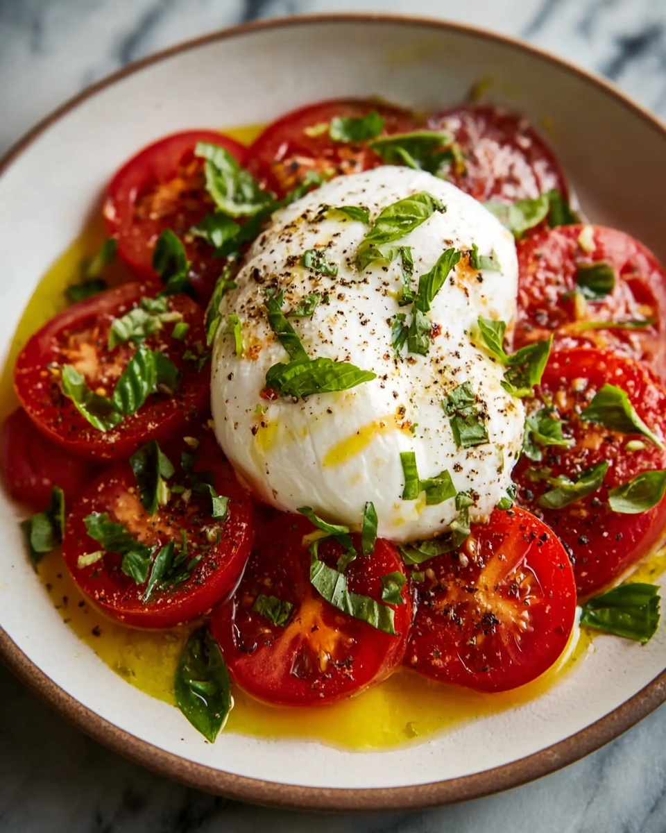 Burrata Caprese Salad Recipe - Recipe Image