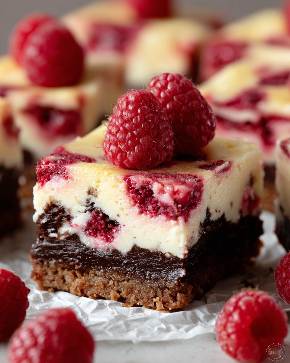 Raspberry Cheesecake Bars Recipe - Recipe Image