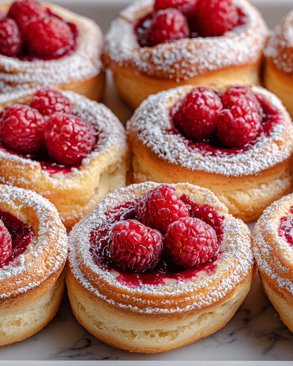Raspberry Custard Buns Recipe - Recipe Image