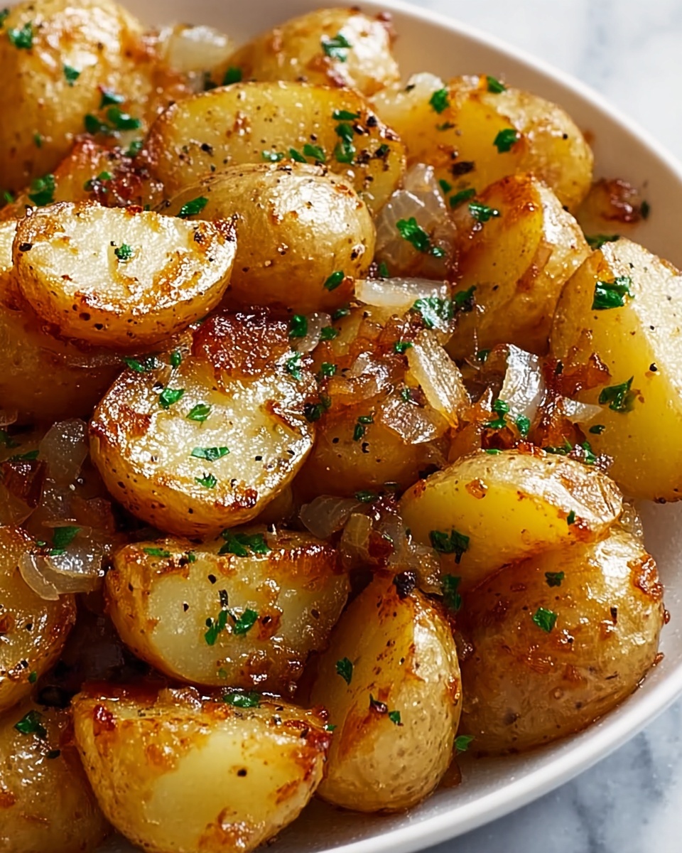 Irresistible French Onion Potatoes: Flavor-Packed Side Dish Recipe - Recipe Image
