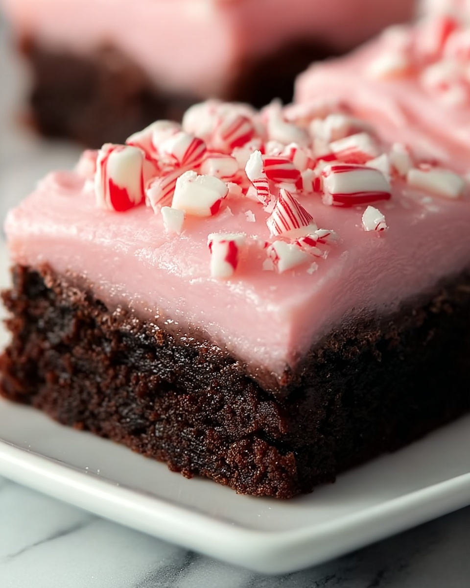 Candy Cane Brownies Recipe - Recipe Image
