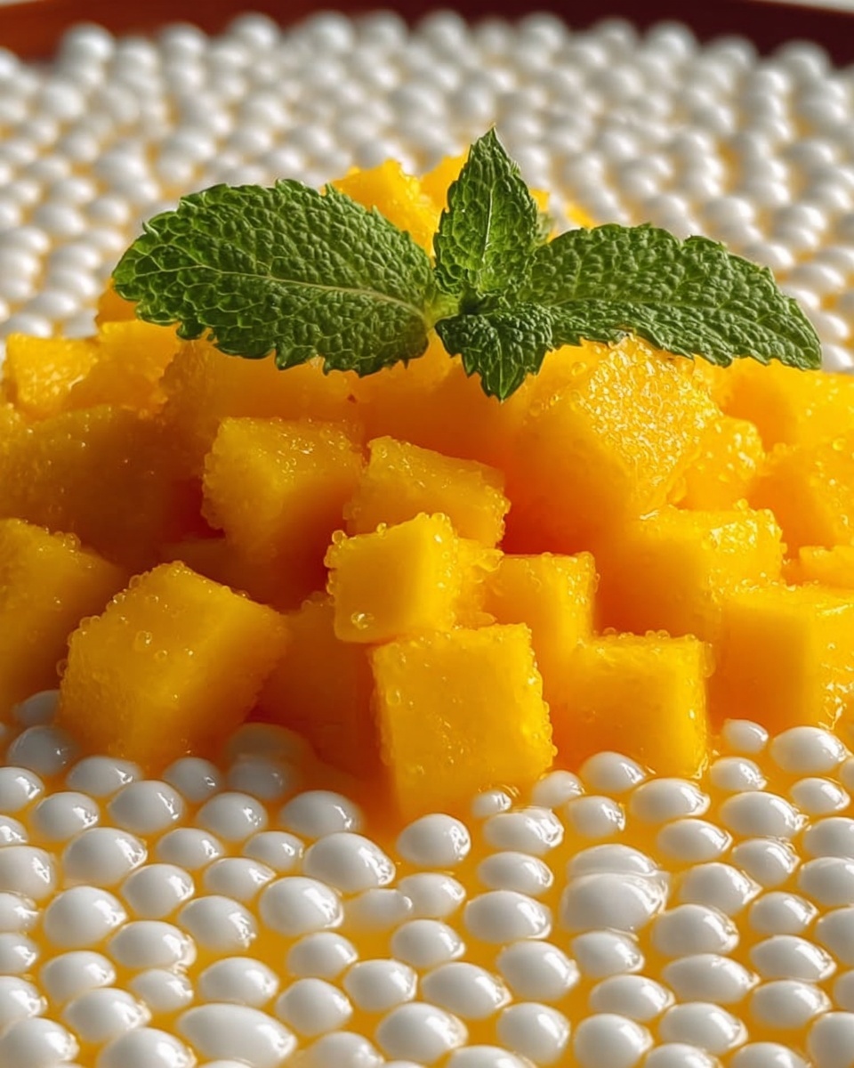 Mango with Tapioca Pearls Recipe - Recipe Image