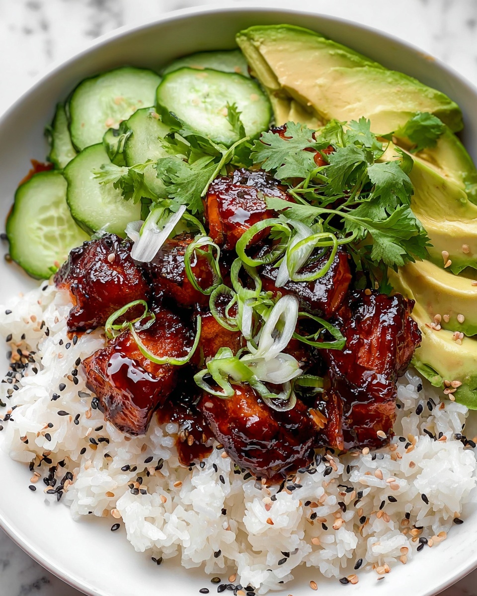 Honey Garlic Salmon Rice Bowls Recipe - Recipe Image