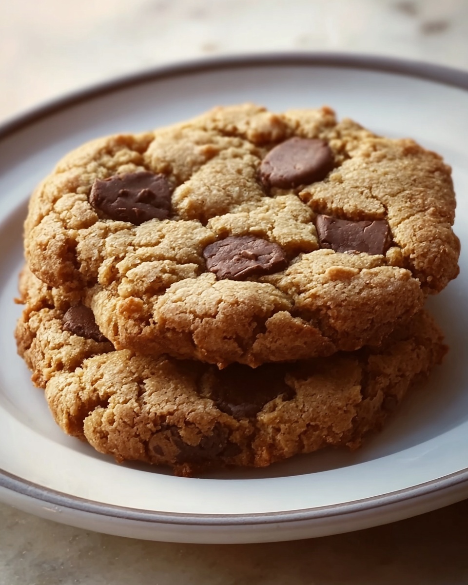 Lazy No-Bake Peanut Butter and Chocolate Oat Cookies Recipe - Recipe Image