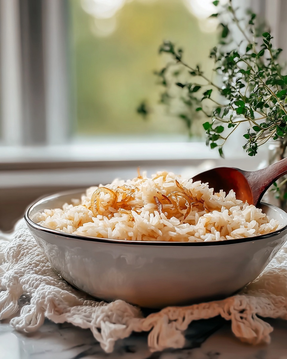 French Onion Butter Rice Recipe - Recipe Image