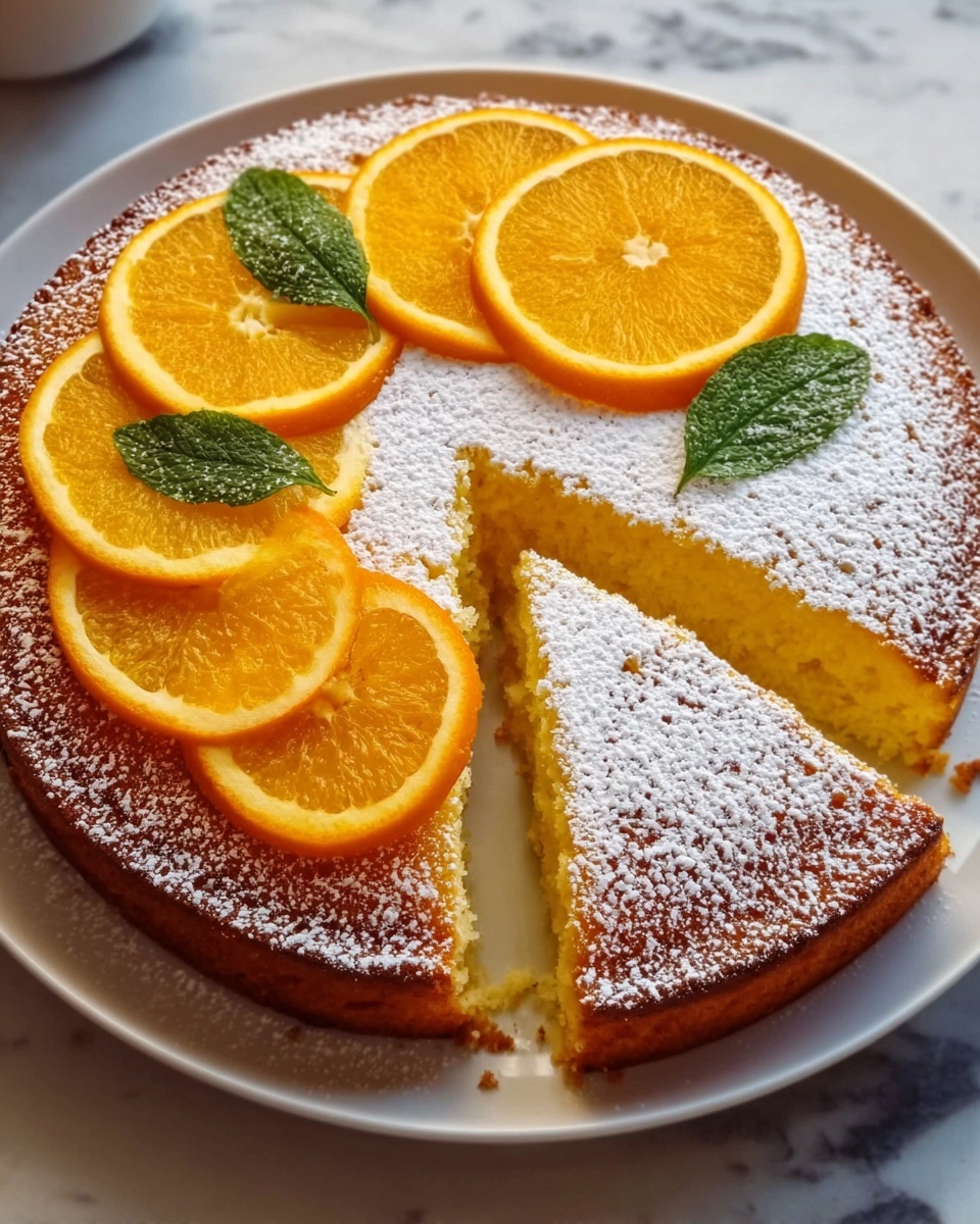 Orange Cardamom Olive Oil Cake Recipe - Recipe Image
