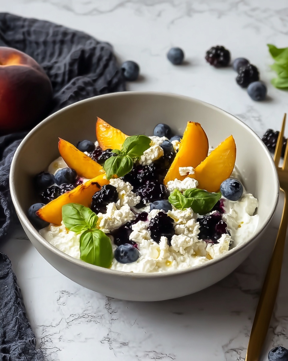 Blueberry Peach Feta Salad Recipe - Recipe Image