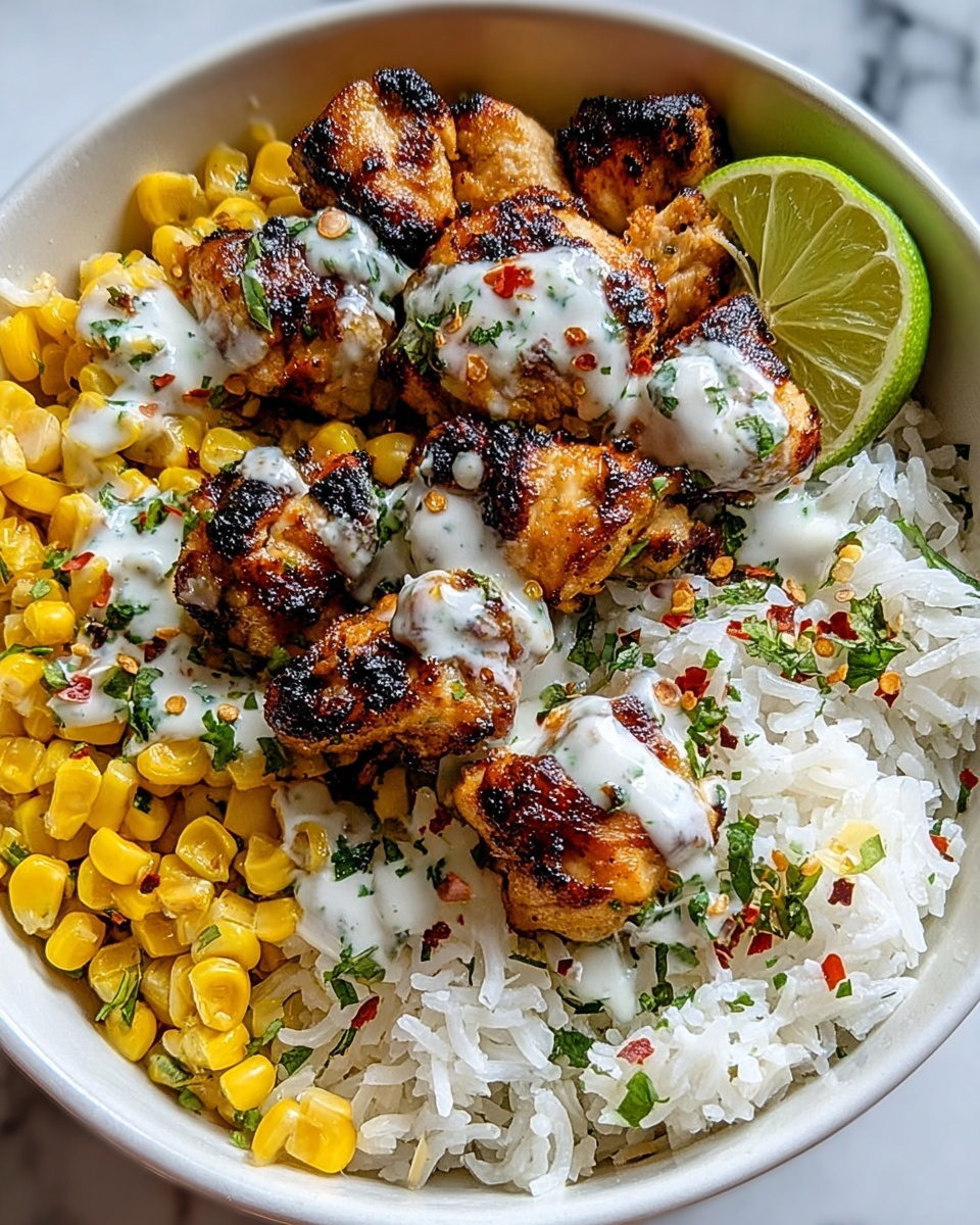 Street Corn Chicken Rice Bowl Recipe - Recipe Image