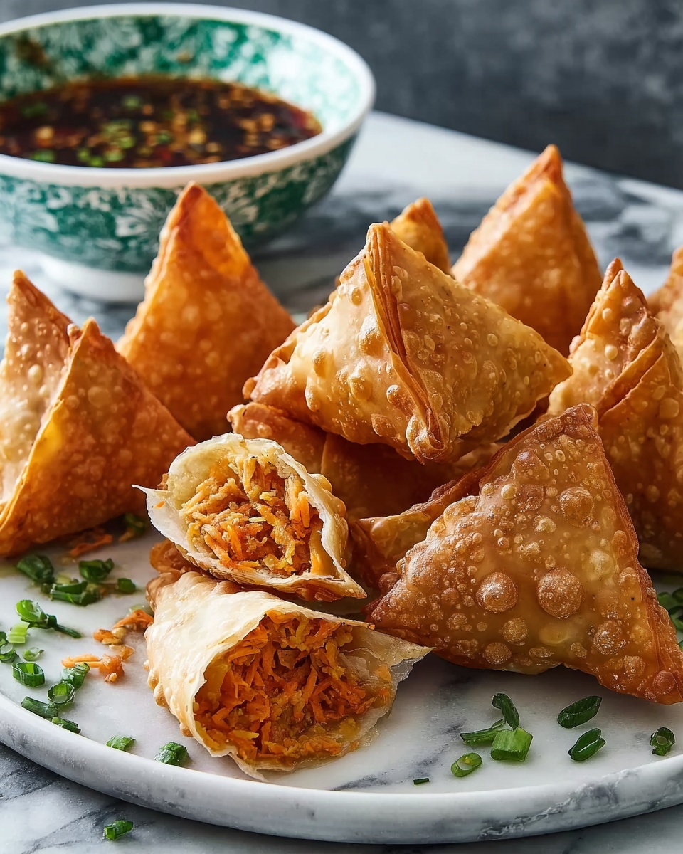 Easy Rice Paper Crab Rangoons Recipe - Recipe Image