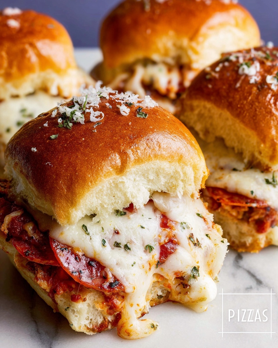 Pizza Sliders Recipe - Recipe Image