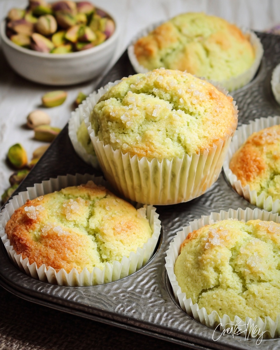 Pistachio Muffins Recipe - Recipe Image