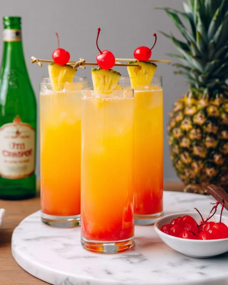 Pineapple Upside Down Mimosas Recipe