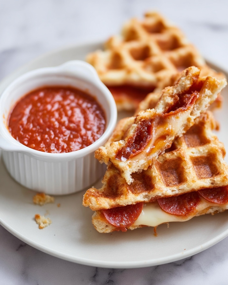 Waffle Pizza Dippers Recipe - Recipe Image